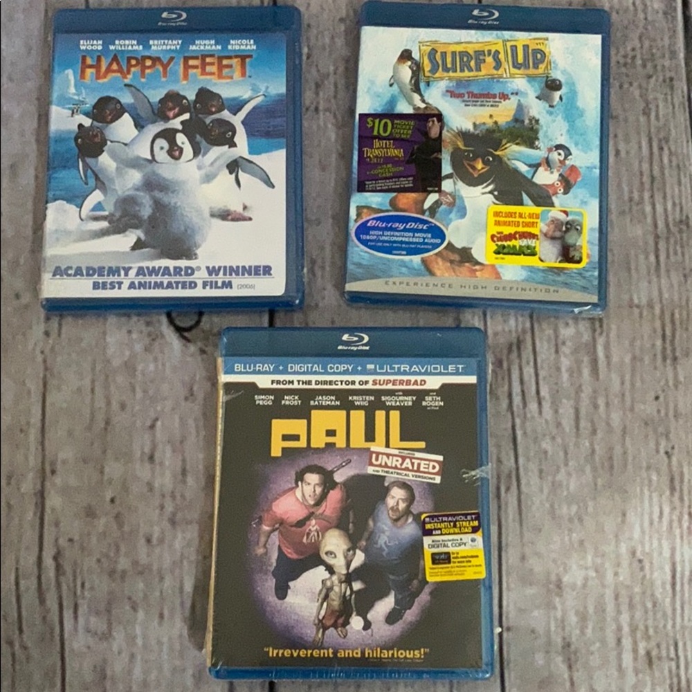 💥 3/$25 3 unopened blue ray movies